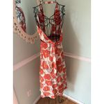 Hello Molly  6 Halter Rose Floral Midi Dress Florty Feminine Tea Garden Photo 1