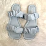 Cape Robbin NEW Jomo Conflict Puffy Strap Sandals in Baby Blue Photo 3