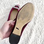 Sole Society  Pamella Velvet Ballet Flats with Rhinestones Photo 7