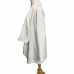 UGG  Janni Fleece Cardigan Women M Oatmeal Heather Open Asymmetrical Plush Lounge Photo 3