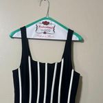 Misha Collection Revolve Black and White Striped Bodysuit Top Photo 4