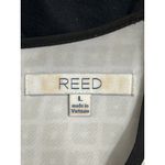 Reed Size Large Black White Geometric Print Dress Short Sleeve City Modern Style Photo 6