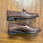 Reformation Ani Ruched Loafers in Espresso Leather Photo 4
