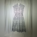 ZARA  ZW Collection Contrast Embroidery Dress | M Photo 8