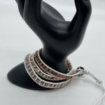 Victoria Emerson  Leather Wrap With Genuine Hematite, and Crystals Photo 2