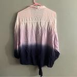Young Fabulous and Broke Women’s Tie-Dye Boho Carmen Top Purple Pink Wash XS Photo 2