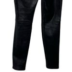 Theory  Adbelle L2 Pants Lamb Leather Skinny High Rise Plants Black Womens Size 8 Photo 7