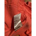 Pilcro Anthropologie  Dress Flutter Sleeve Midi Red Cotton Canvas Womens MP Photo 14