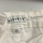 Ava & Viv New Sz 22 - Bermuda- Women's Plus Size High-Rise Jean Shorts - - White- Photo 4
