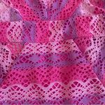 Becca  pink crochet one piece bikini Photo 4