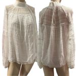 Ramy Brook  Winslow Sheer Mockneck Top XS Photo 3