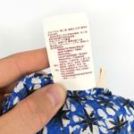 MARNI Silk Geo Shift Dress Royal Blue White Black 46 (10) Size L Photo 7