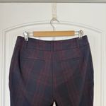 Loft ‎ Outlet Navy Red Curvy Size 8 Skinny Plaid Ankle Casual Pants NWT Photo 4