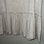 Hailey & Co. large women's heather oatmeal top two-toned crochet accent sleeves Photo 6