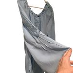 Melissa Paige Sky Blue Ruffled Peasant Top BRAND NEW BEAUTIFUL DETAIL. SIZE PL Photo 8