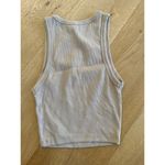 ZARA  Sleeveless Ribbed Tank in Tan Photo 2