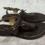 Michael Kors Women's MK Flat Thong Sandals Photo 3