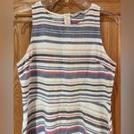 ZARA  Basic Denim Couture Boho‎ Beachy Coastal Cruise Striped Dress Size Medium Photo 1