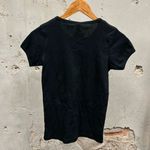 Anvil Unit:187 Y2K Fitted Women's Black Skull Print Baby T-Shirt Small S Punk Rock Ska Photo 3