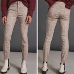 Anthropologie  Pilcro Flocked Baroque Floral High Rise Skinny‎ Jeans Size 32 Photo 1