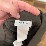 Akris Punto  Skirt 4‎ NWT $695 Teak Stretch Viscose Midi Pencil Modest Designer Photo 3