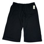 Terra & Sky *New  Capri Pant Womens Plus 2X Black Casual Pull On Drawstring Photo 0
