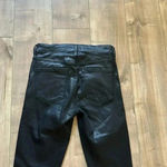 AGOLDE 𝅺 Sophie High Rise Coated Shiny Skinny Black Jeans Sz 27 Photo 5