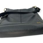 The Sak Iris Cross Body Bag Roots Leather Crossbody Bag Purse Tote Black Leather Photo 4