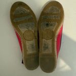 Tory Burch Ballet Espadrilles in Lipstick Pink and Navy Blue Flats Size 6 Photo 4