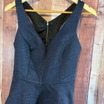EXPRESS Blue And Black Shimmer Dress Size 4 Photo 2