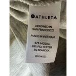 Athleta Heathered Gray Cloudlight Relaxed Asymmetrical Long Sleeve Top Large Photo 4