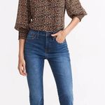 Madewell  Womens Cali Demi Boot High Rise Dark Wash Jeans Size 27 Everyday Staple Photo 0