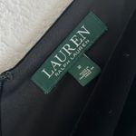 Ralph Lauren NWT Lauren  Velvet Straight Leg Jumpsuit Black 2 Photo 5