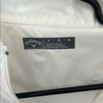 Callaway White Full Zip Windbreaker Jacket - Size Large Photo 15