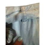 ZARA  Light Blue Denim Belted Side Zipper A-line Mini Skirt Women Sz M Photo 4