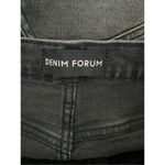 Denim Forum Black The Romy Slim Mid Thigh‎ Shorts Size 6/28 Photo 5