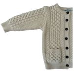 Aran Crafts MERINO WOOL TRADITIONAL LUMBER CARDIGAN: XP311 size Large Photo 5