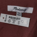 Madewell NWT Womens Linen Blend Camp Shirt XXS New Photo 3