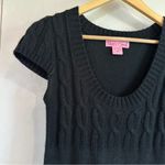 she's cool She’s Cool Y2K Knit Sweater Mini Dress. Size: Medium. Color: Black. Photo 1
