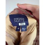 Marchesa Notte Mena Dress red beige size 10 Photo 3