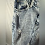 Hudson Jeans Hudson Holly Straight Jeans Womens 29 Distressed Light Acid Wash Zip Fly Photo 4