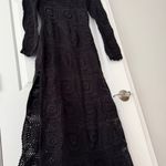 Anthropologie Bohemian Crochet Knit Midi Dress, Size S Photo 7