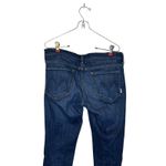 Mother Women's Jeans The Runaway Skinny Leg Raw Hem Dark Wash Denim Blue 30X30 Size 30 Photo 8