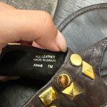 Tory Burch  Dark Brown Sandals with Gold Accents Photo 2