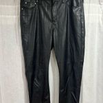 Gap  Faux Leather Vintage Slim High Rise Pants Photo 6