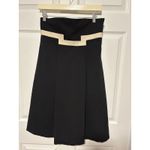 Diane Von Furstenberg  KACIA Black/Ivory Strapless Dress Photo 3