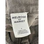Melrose and Market  Barrel Leg Pants Light Gray Wash GUC Size 2 Photo 3