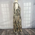 St. John silk tiger print sleeveless a-line dress size 12 Photo 6