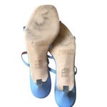 J.Crew Leather Strap Sandal Hydrangea Blue Sz 8.5 Photo 3