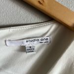 Studio One New York Y2K Colorblock Sheath Dress – Red Black Tan White Sz 6 Orange Photo 3